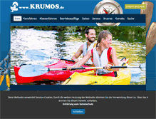 Tablet Screenshot of krumos.de